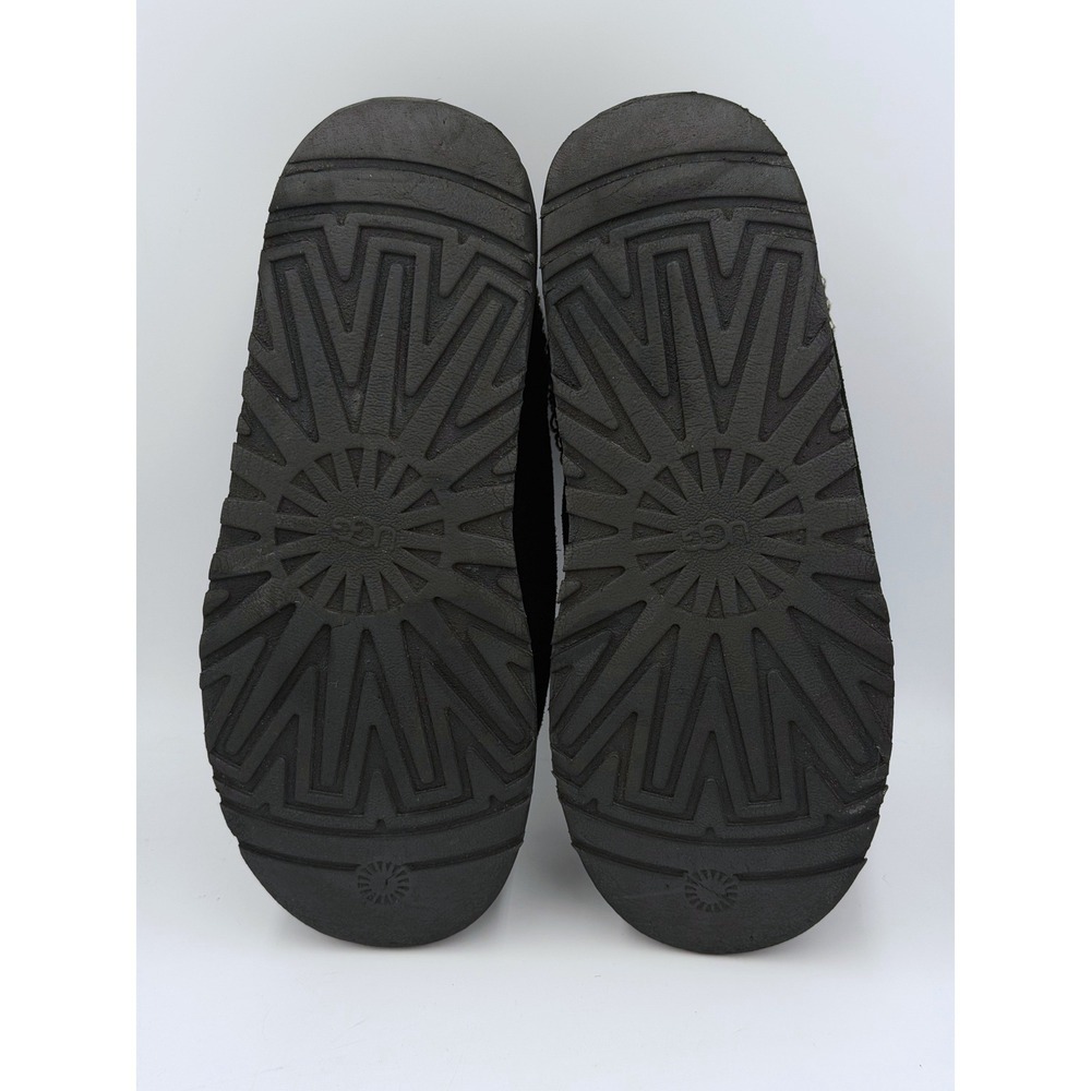 UGG Tazz Platform Slippers Womens 8 Black Suede 1122553 - Picture 2 of 10